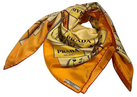 prada silk scarf ebay|Prada scarf sale.